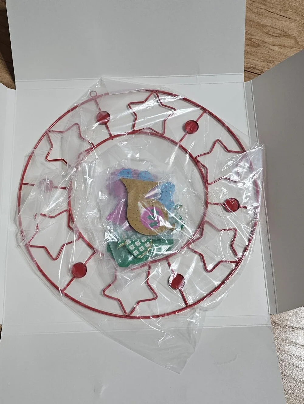 VTG Christmas Wreath 10.5